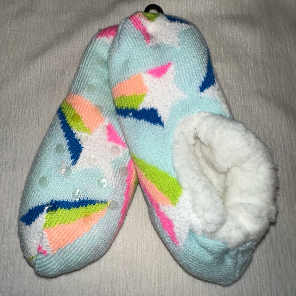 Northeast Outfitters Shoes Kids Small Light Blue Cozy Cabin Shooting Star NWT